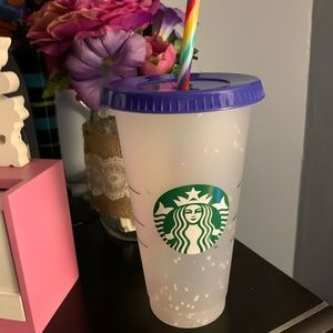 Starbucks confetti plastic tumbler